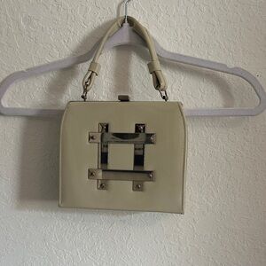 Chic Hashtag Cream Mini Bag